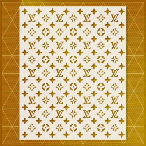 louis vuitton vinyl stencil|louis vuitton stencils for cricut.